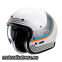 HJC V31 BYRON MC27 fehér-szürke-kék-narancs bukósisak XS