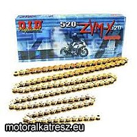 DID 520ZVMX GOLD 126 szemű lánc
