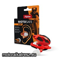 Alpine MotoSafe Sport füldugó pár (piros)