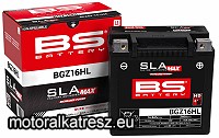 BS SLA MAX BGZ16HL gyárilag zárt akkumulátor (360°-ban forgatható, emelt indítóáramú, YTX14HL, YTX14L)