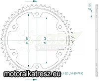 JT 115-560-50 hátsó lánckerék