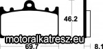SBS (Scandinavian Brakes) 631HF / MA 131 fékbetét (1 csomag)