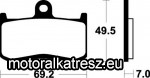 SBS (Scandinavian Brakes) 782HS / MF 282 fékbetét (1 csomag)