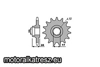 JT 55016 PBR első lánckerék