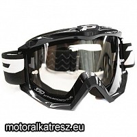 PROGRIP 3201 fekete védőszemüveg (cross/enduro/ATV/quad)