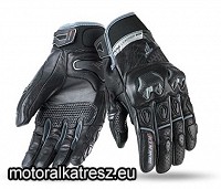 Seventy Degrees SD-N32 bőr nyári kesztyű extra szellőzővel fekete-szürke M (1 pár)