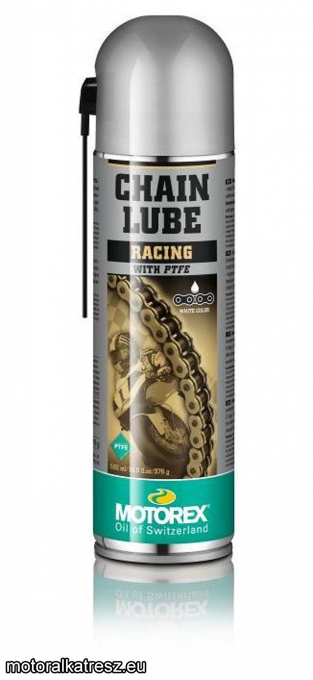 Motorex Chain Lube Racing utcai lánckenő spray 500ml (PTFE)