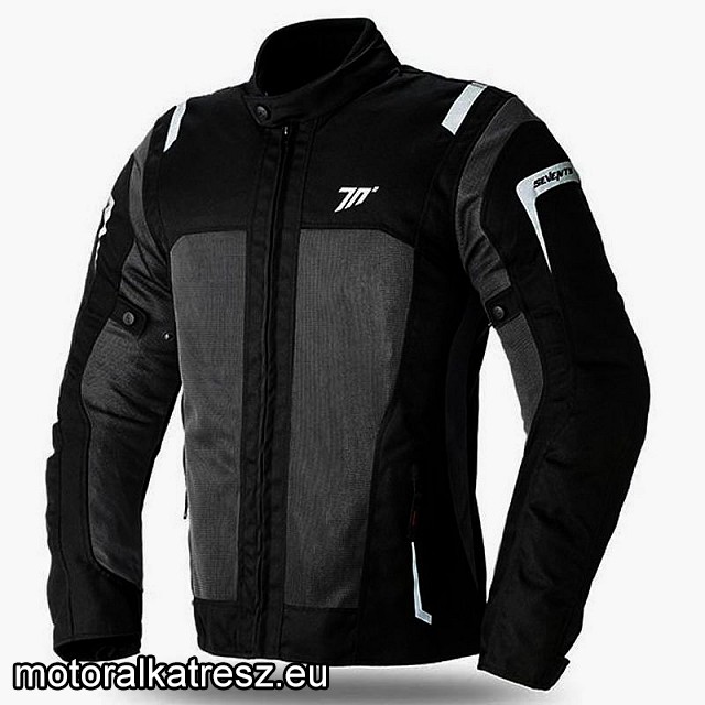 Seventy Degrees SD-JT44 Touring cordura nyári dzseki/kabát fekete-szürke M