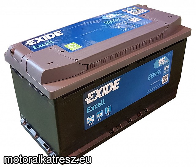Exide EB950 Excell 95Ah akkumulátor