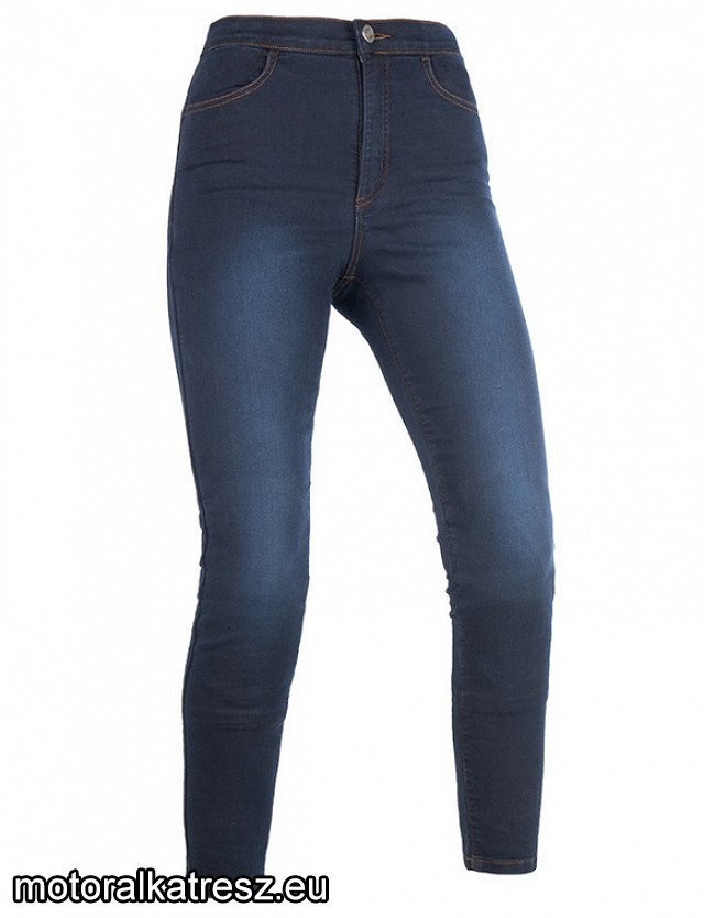 Oxford Super Jeggings 2.0 kék színű, kevlár béléses női farmer, hosszított fazonú 12
