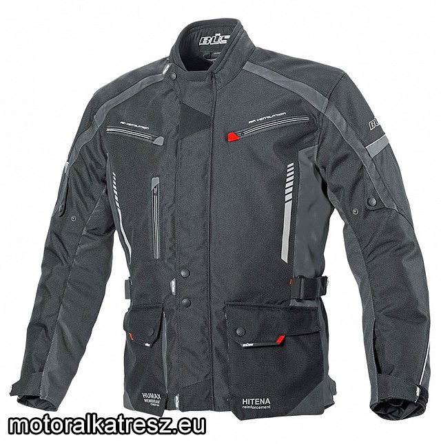 Büse Torino II férfi textilkabát fekete hosszított fazon S(48/Z98)