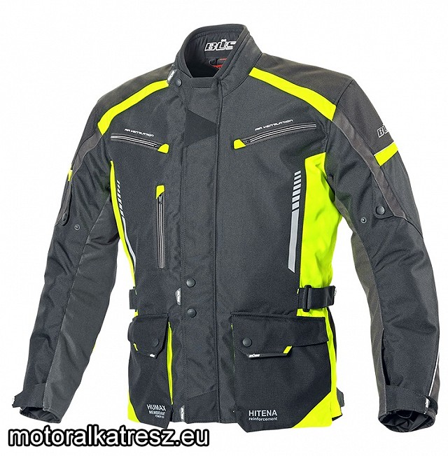 Büse Torino II férfi textilkabát fekete-UV, bővített fazon 2XL(56/Z28)