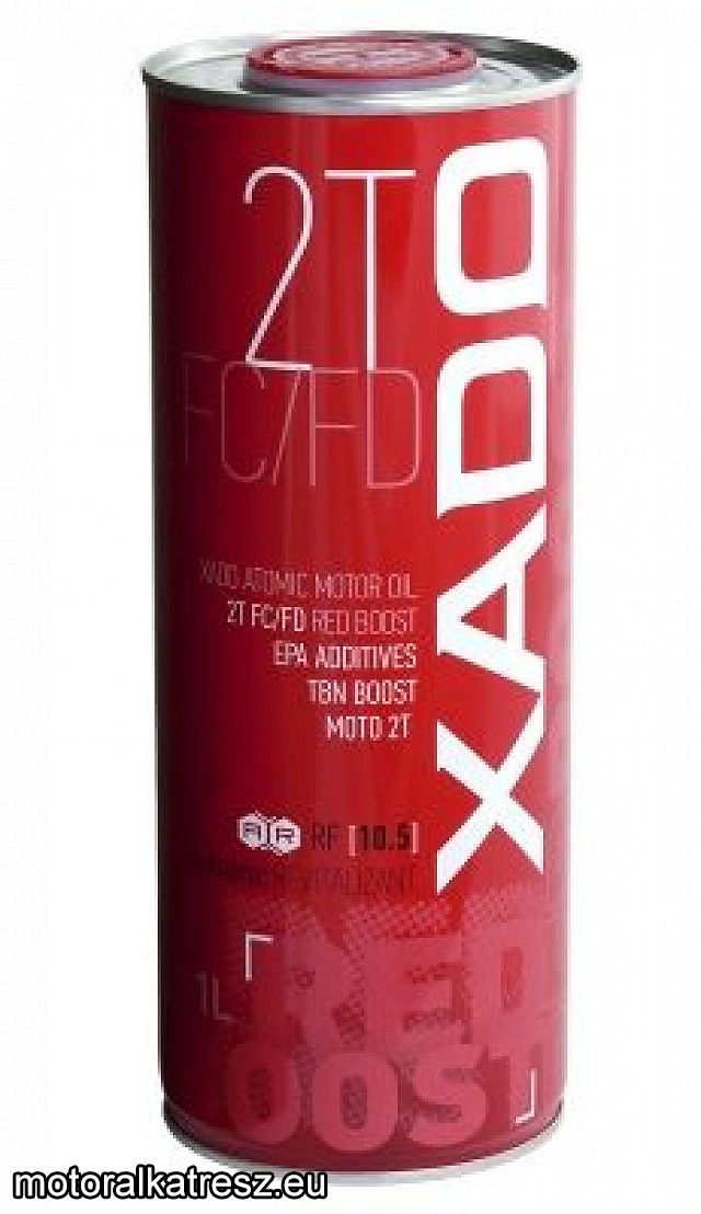 XADO Atomic Motor Oil Red Boost Revitalizáló motorkerékpár olaj 2T 1l FC/FD