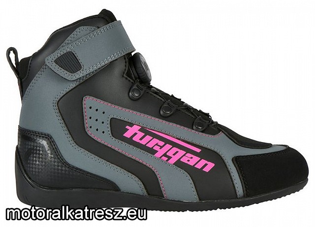 Furygan V4 EASY LADY D3O női motoros cipő fekete-szürke-pink 36