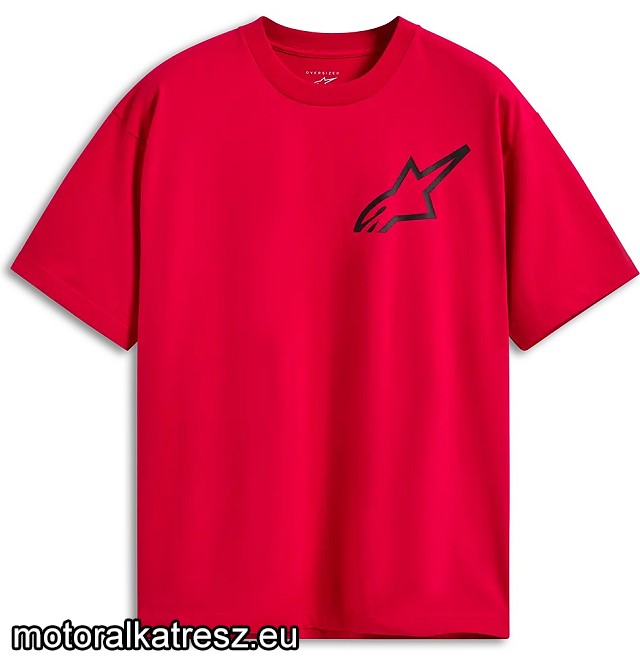 Alpinestars CSF OVERSIZED stílusú póló piros S